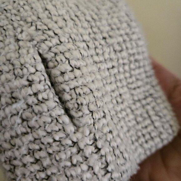 Sweaty Betty Restful Boucle Zip Through Jacket Mock Neck Pockets Charcoal Size M - Picture 7 of 12